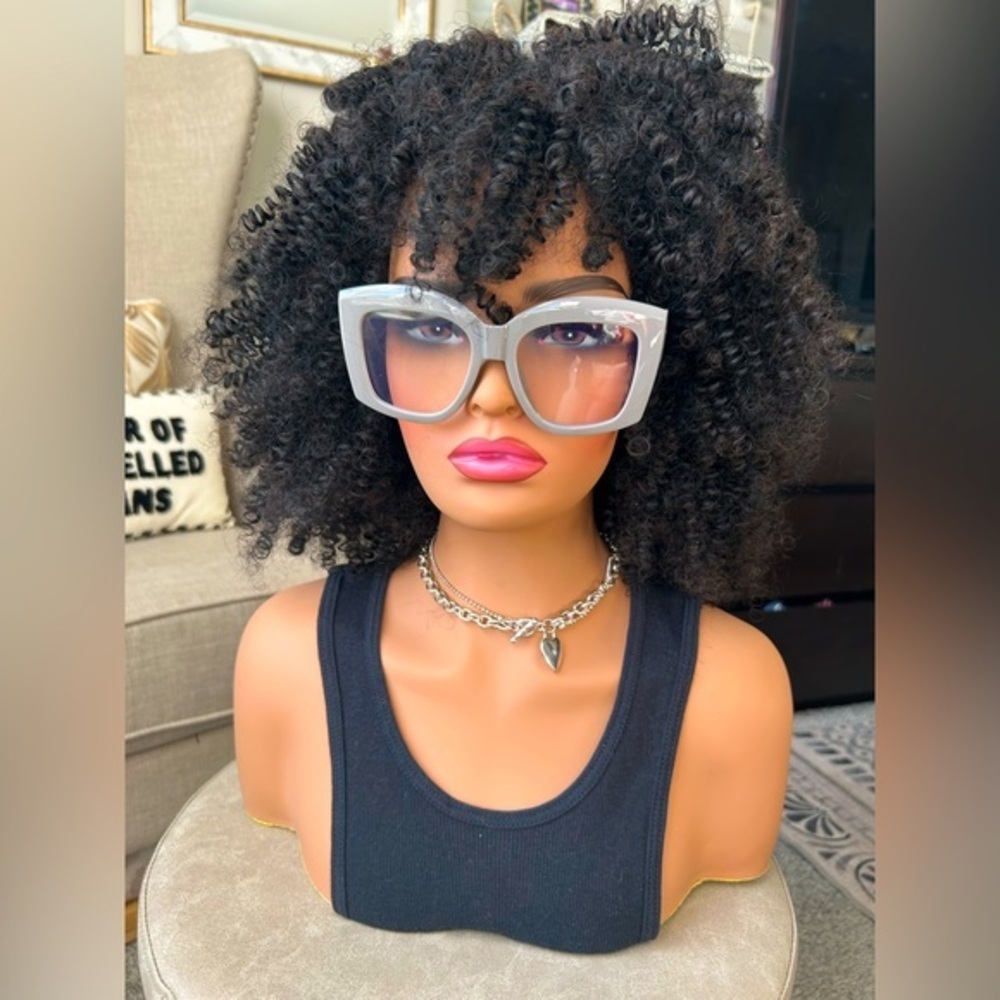 ✨ NEW Matte gray oversized statement Sunglasses N… - image 1